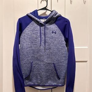 UA Under Armour Cold Gear women’s purple hoodie. Size x-small.